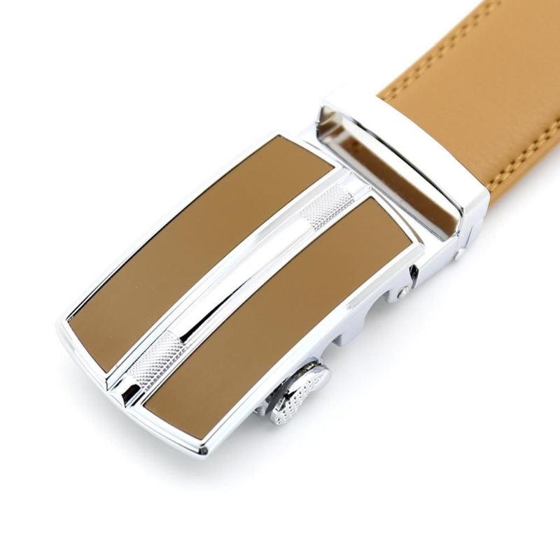 Men’s Leather Belt-for Professional and Formal-White Belt