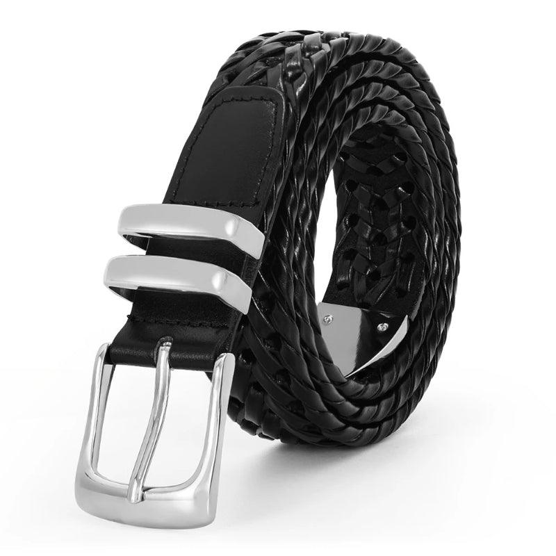 Men’s Leather Belt-Hand Braided-Traditional & Vintage Craftsmanship