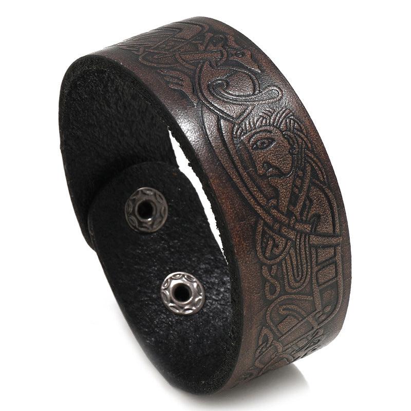 Men’s Leather Bracelet-Vintage-Timeless Artifact-Men’s Gift