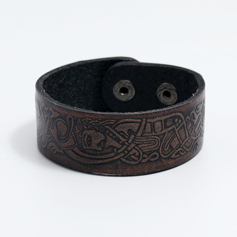 Men’s Leather Bracelet-Vintage-Timeless Artifact-Men’s Gift