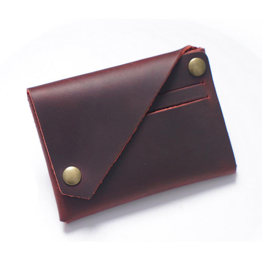 Men’s Leather Wallet-Asymmetrical Original Design-Gift for Men