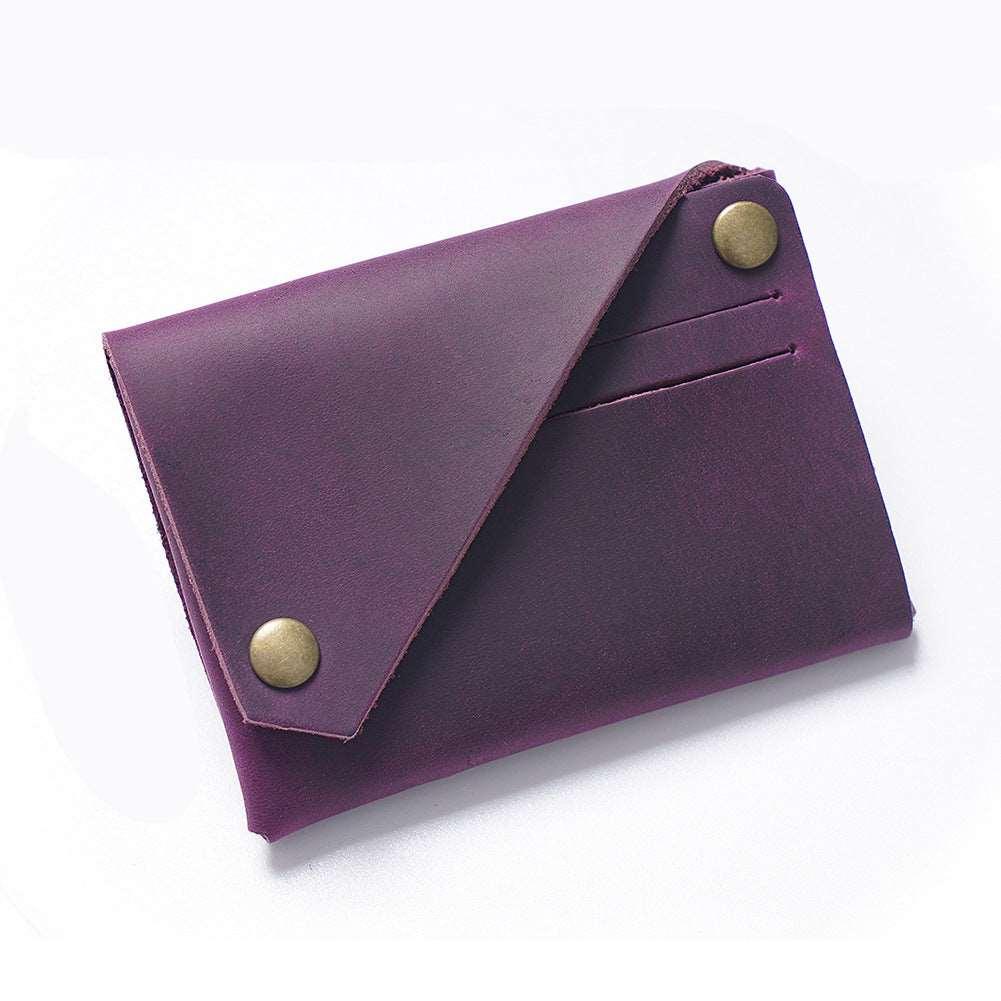 Men’s Leather Wallet-Asymmetrical Original Design-Gift for Men