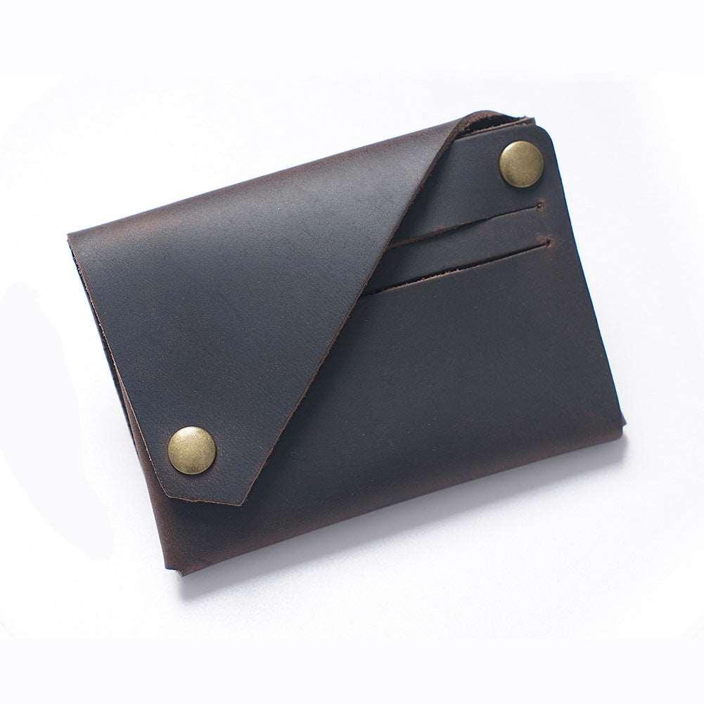 Men’s Leather Wallet-Asymmetrical Original Design-Gift for Men