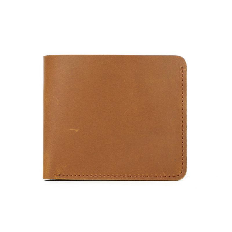 Men’s Leather Wallet-Vintage & Slim Design-Crazy Horse-Gift Idea