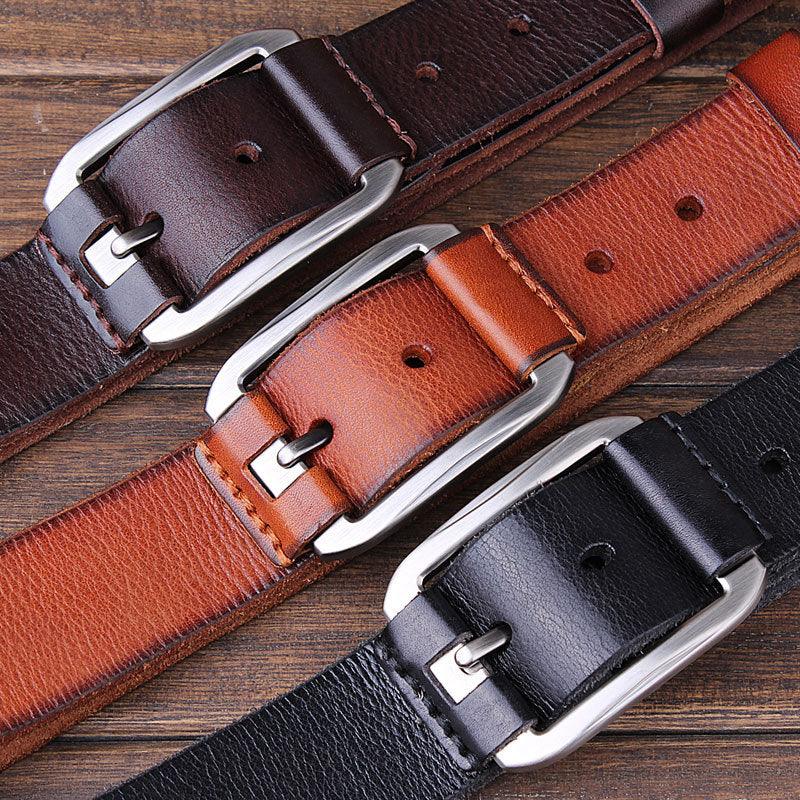 Men’s Luxury Belt-Leather Accessory for Jeans Suits-Men’s Gift