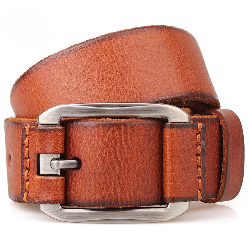 Men’s Luxury Belt-Leather Accessory for Jeans Suits-Men’s Gift