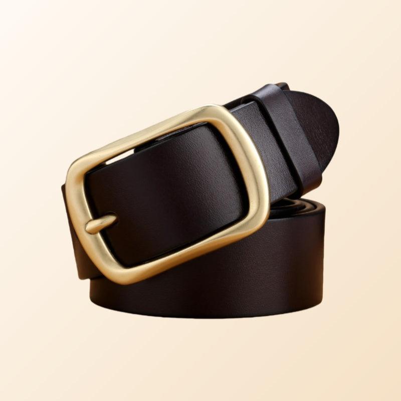 Men’s Luxury Leather Belt-Classic Black & Coffee-Men’s Gift