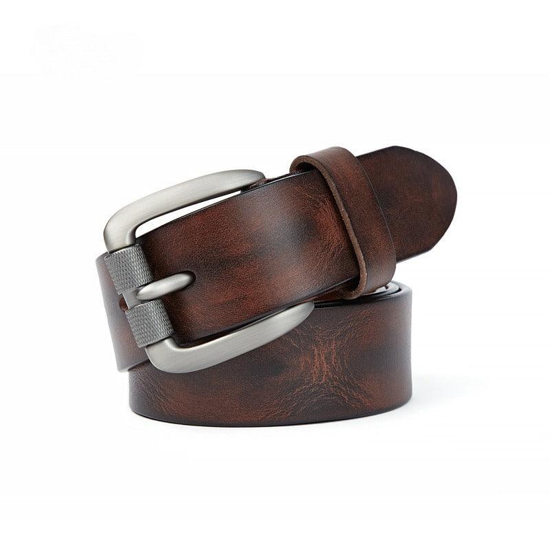 Men’s Luxury Leather Belt-Unique Vintage & Artisanal Style-Men’s Gift