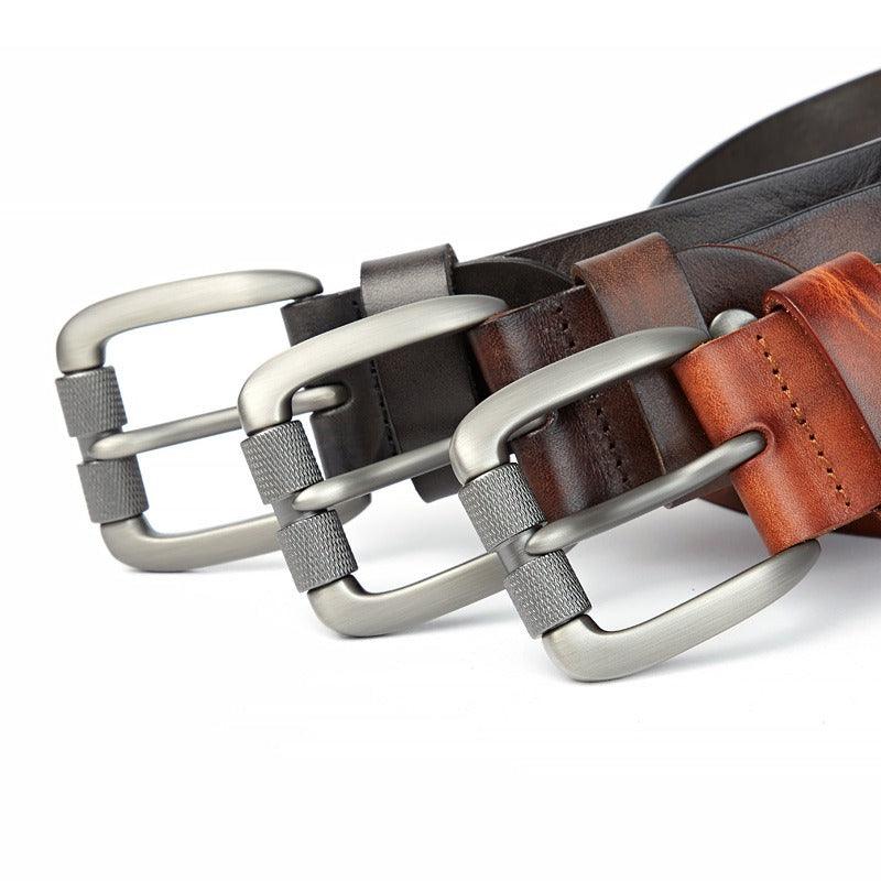 Men’s Luxury Leather Belt-Unique Vintage & Artisanal Style-Men’s Gift