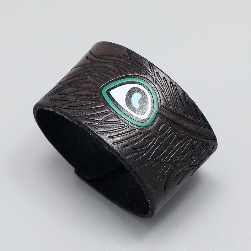 Men’s Original Bracelet-Artistic Peacock-Natural Power-Men’s Gift