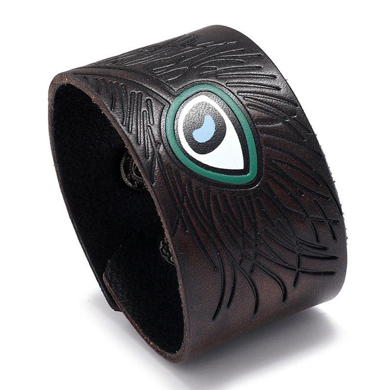 Men’s Original Bracelet-Artistic Peacock-Natural Power-Men’s Gift