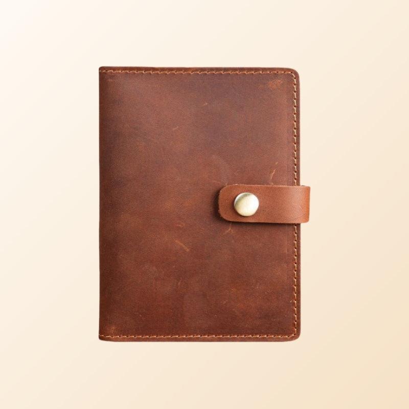 Men’s Travel Wallet-Passport Slot Coffee Brown-Essential Gift