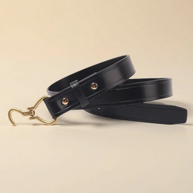 Schmaler Ledergürtel - EleganceSash