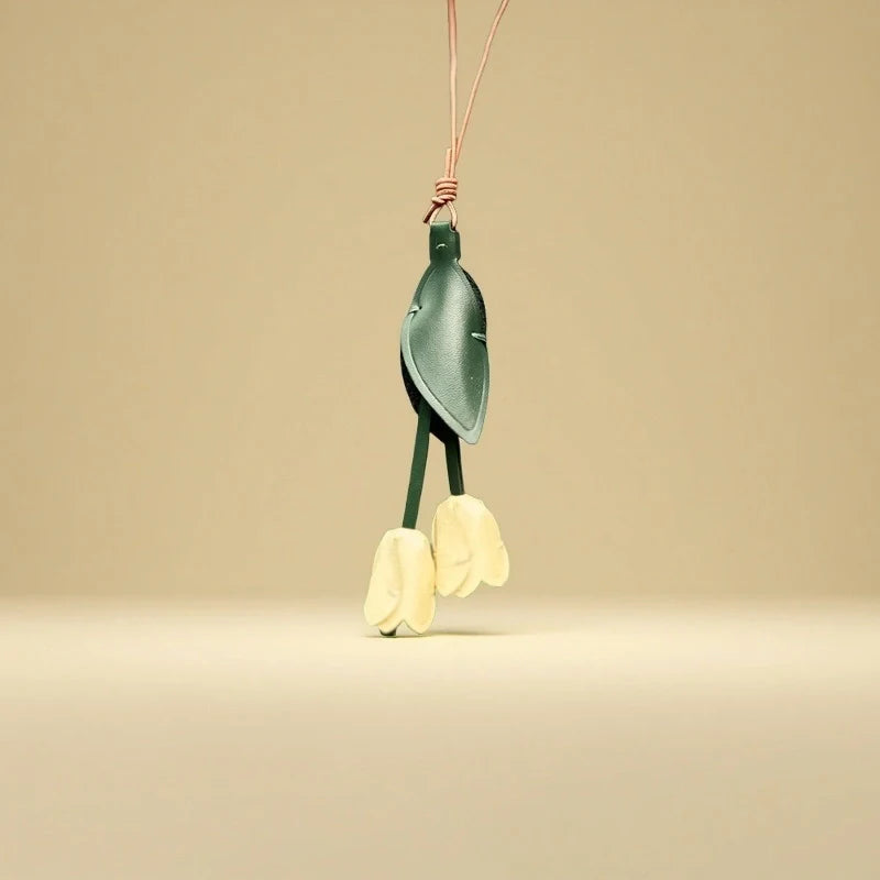 Tulip Bag Charm – "BloomLoop"