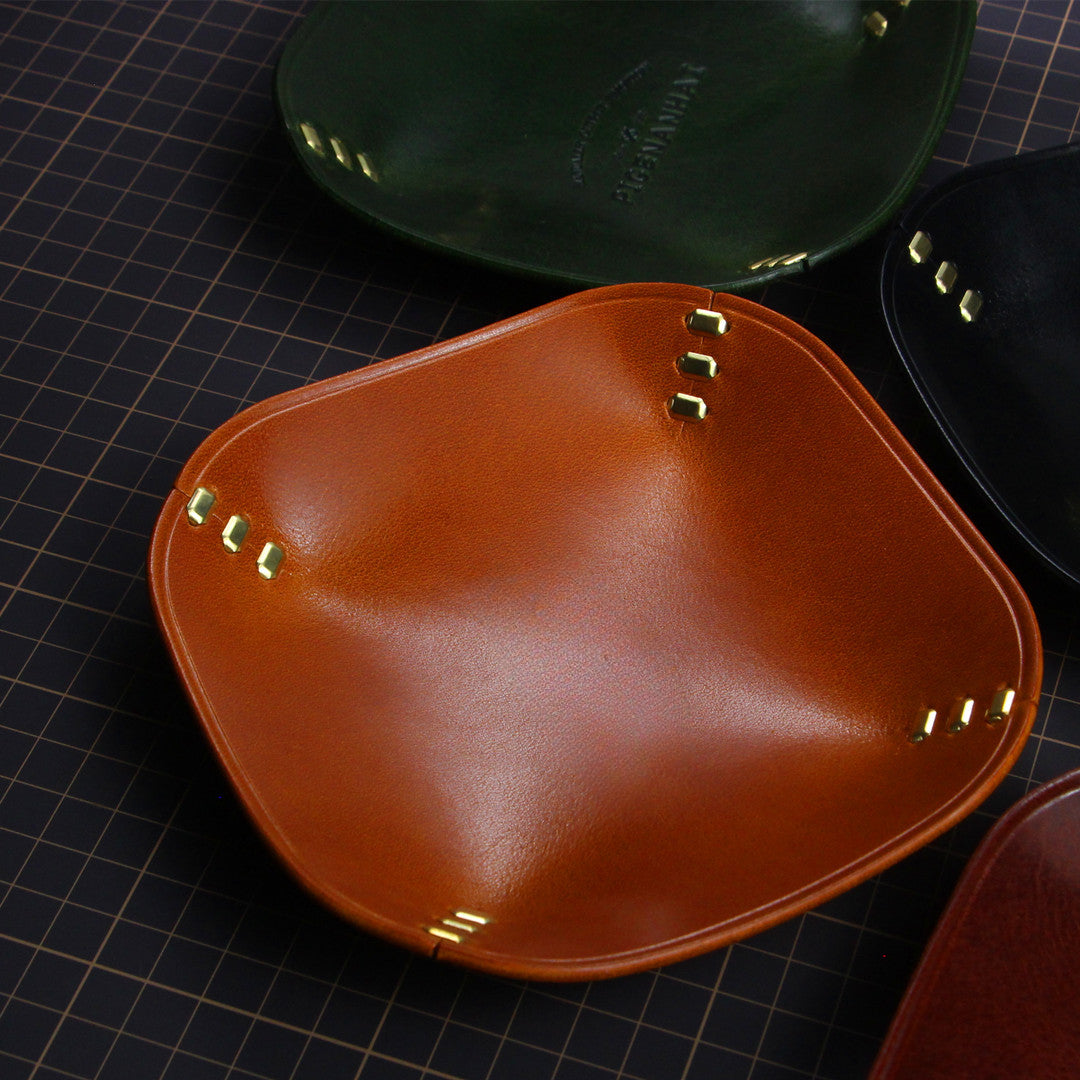 Valet Tray Leather - "Heritage Catchall"