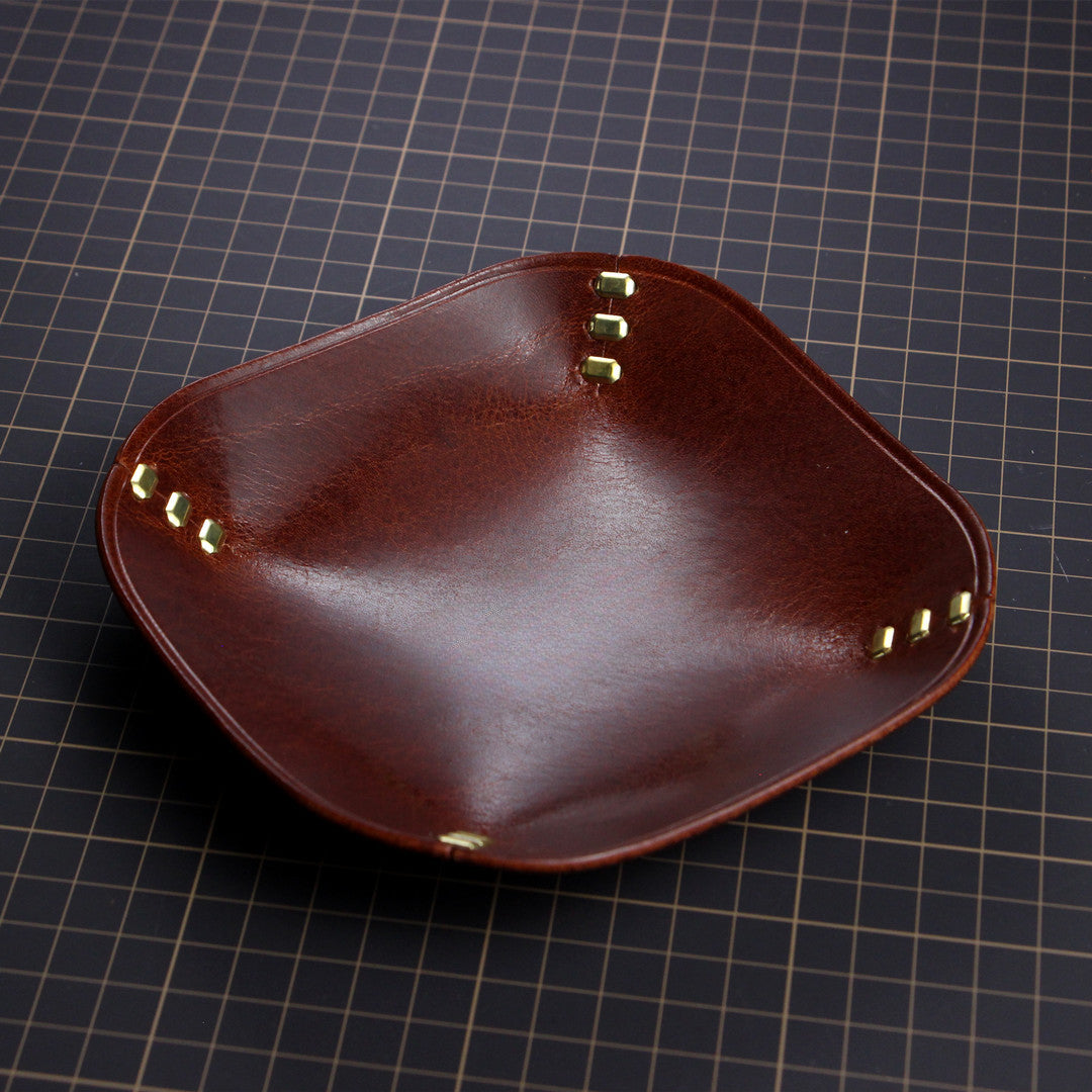 Valet Tray Leather - "Heritage Catchall"