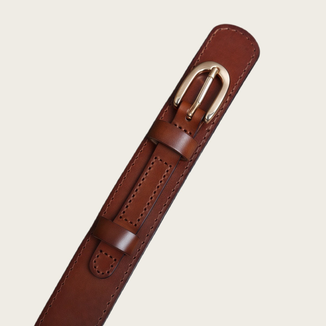 Breiter Ledergürtel für die Taille - JadeTrim