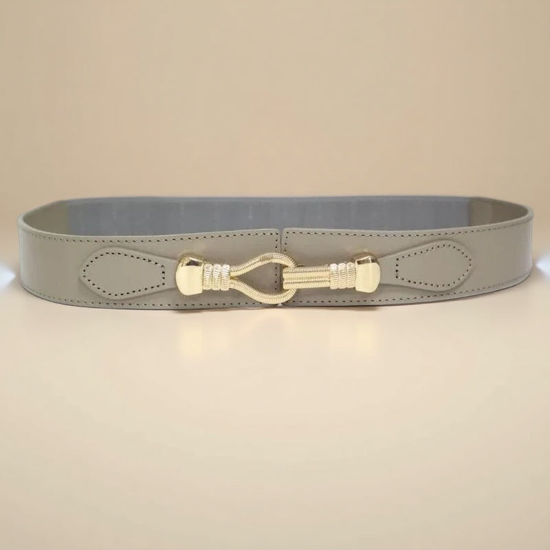 Breiter Ledergürtel für die Taille - EleganceCurve