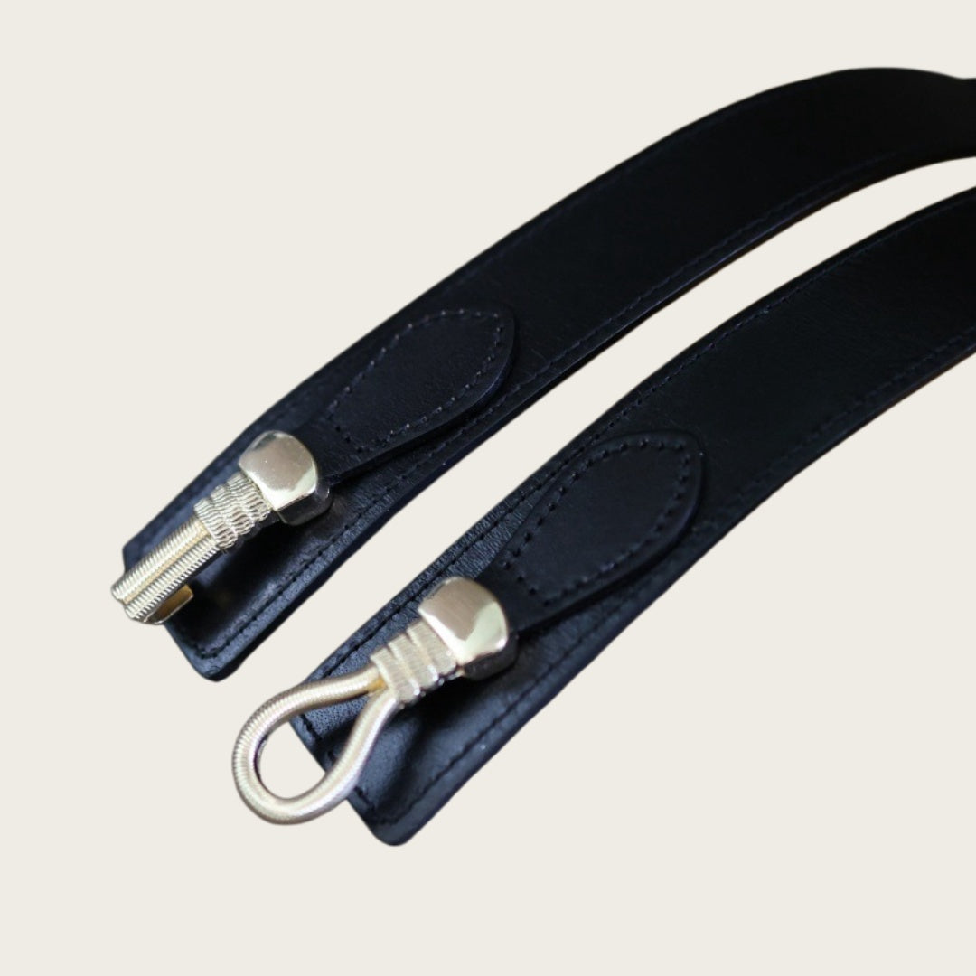 Breiter Ledergürtel für die Taille - EleganceCurve