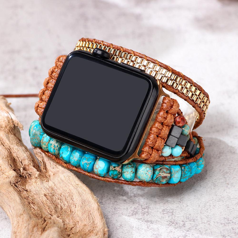 Women’s Bracelet for Apple Watch-Bohemian-Turquoise Power-Women’s Gift