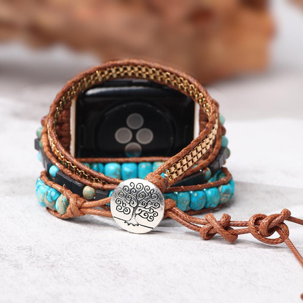 Women’s Bracelet for Apple Watch-Bohemian-Turquoise Power-Women’s Gift