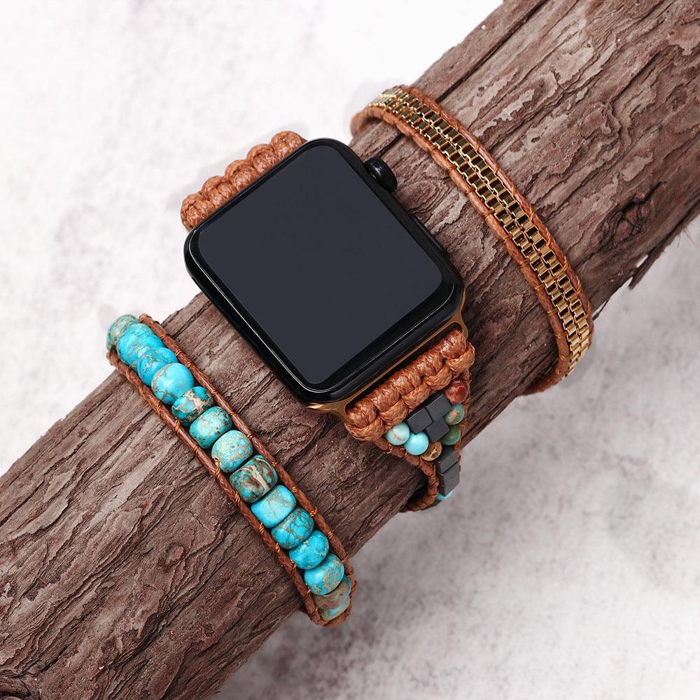 Women’s Bracelet for Apple Watch-Bohemian-Turquoise Power-Women’s Gift