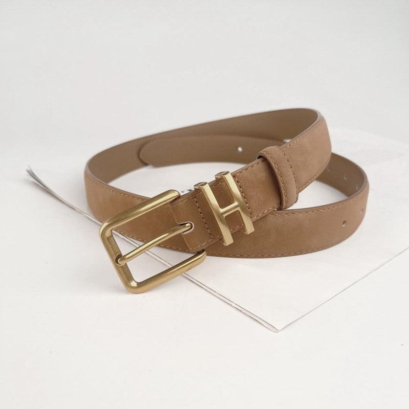 Women’s Leather Belt-Suede Leather Strap-Belt for Dresses-Women’s Gift