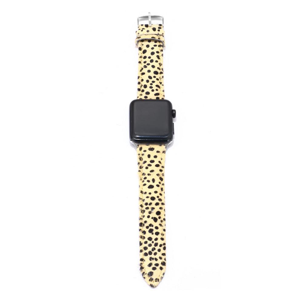 Women’s Leather Bracelet for Apple Watch-Leopard Print-Women’s Gift