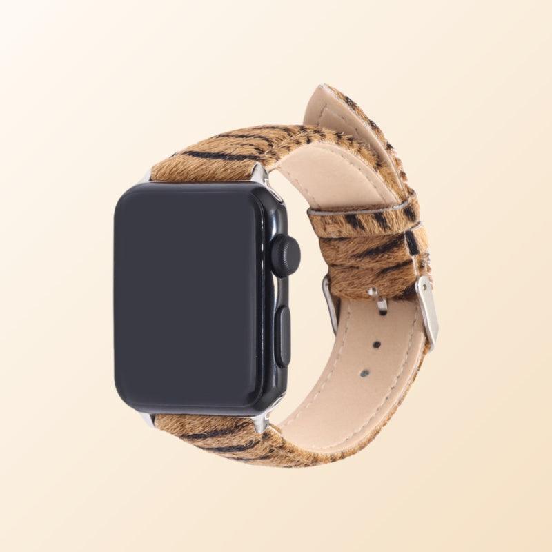 Women’s Leather Bracelet for Apple Watch-Zebra Pattern-Women’s Gift