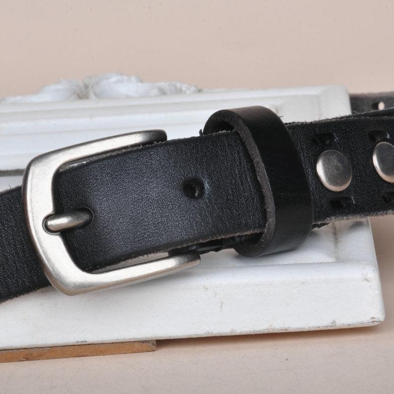 Women’s Luxury Leather Belt-Belt for Dresses-Trendy Street Fashion