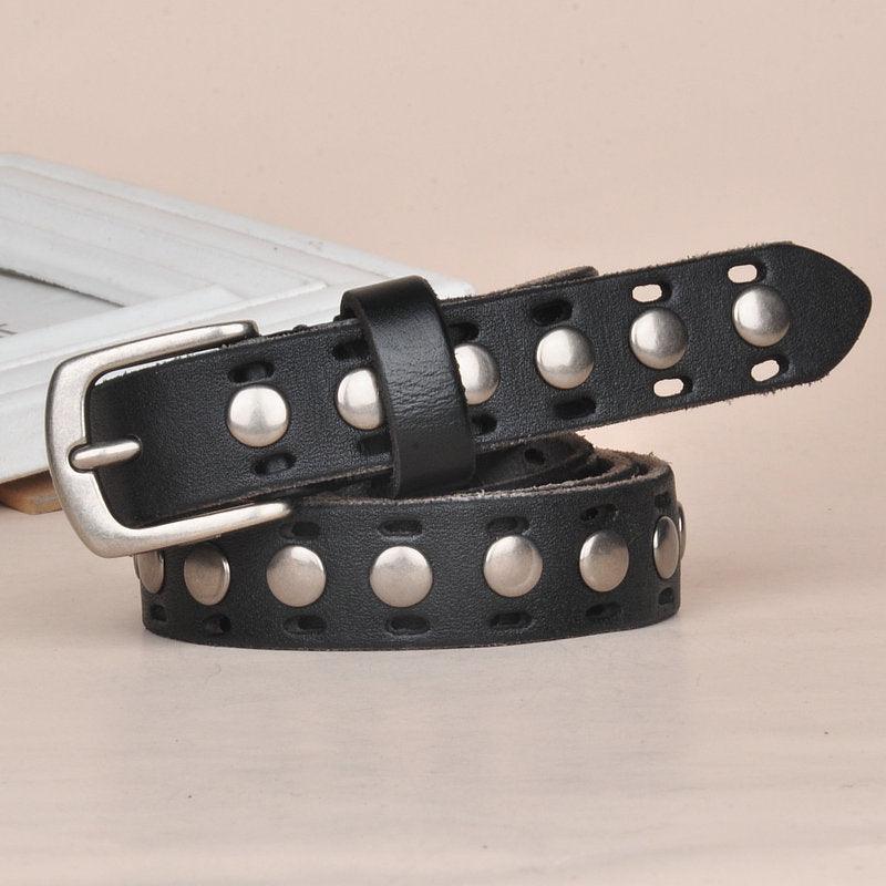 Women’s Luxury Leather Belt-Belt for Dresses-Trendy Street Fashion