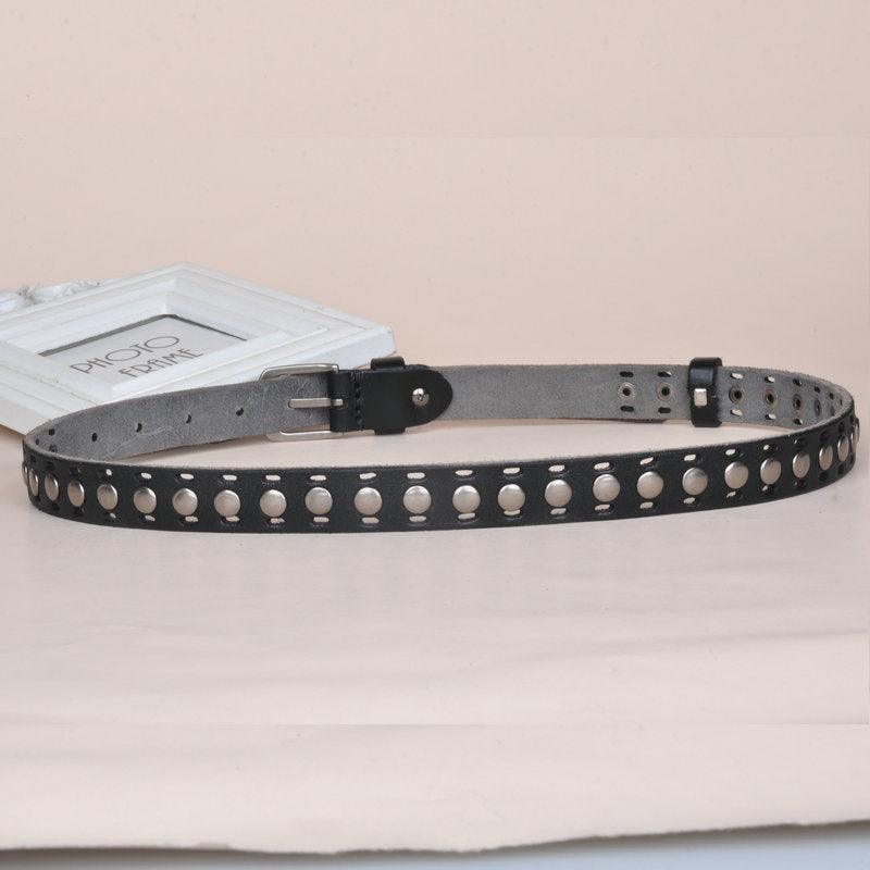 Women’s Luxury Leather Belt-Belt for Dresses-Trendy Street Fashion