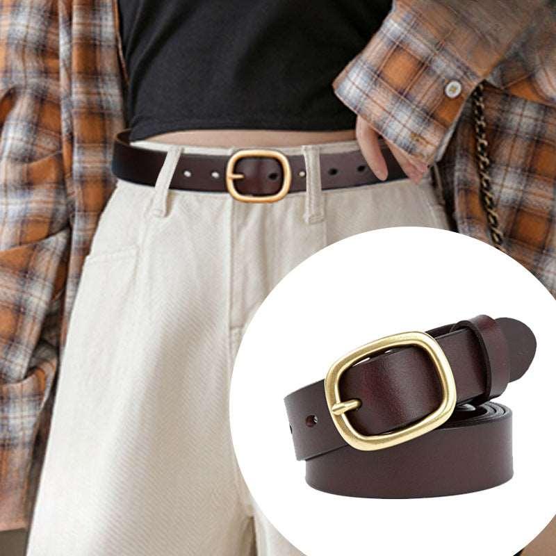 Women’s Luxury Leather Belt-Fashion-Forward Style with Multi Colors