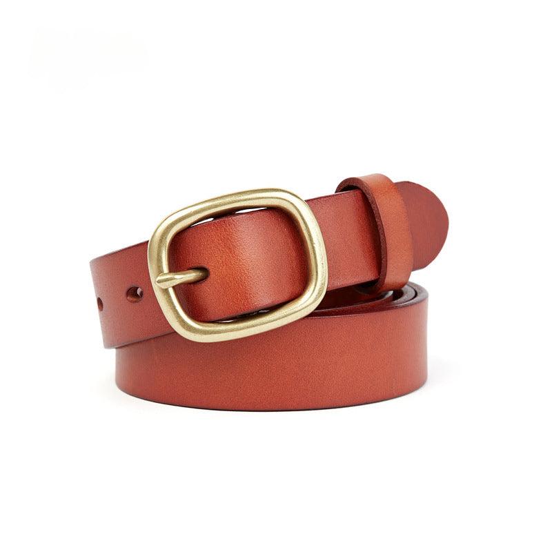 Women’s Luxury Leather Belt-Fashion-Forward Style with Multi Colors