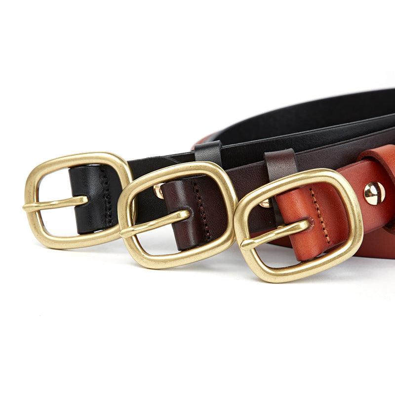 Women’s Luxury Leather Belt-Fashion-Forward Style with Multi Colors