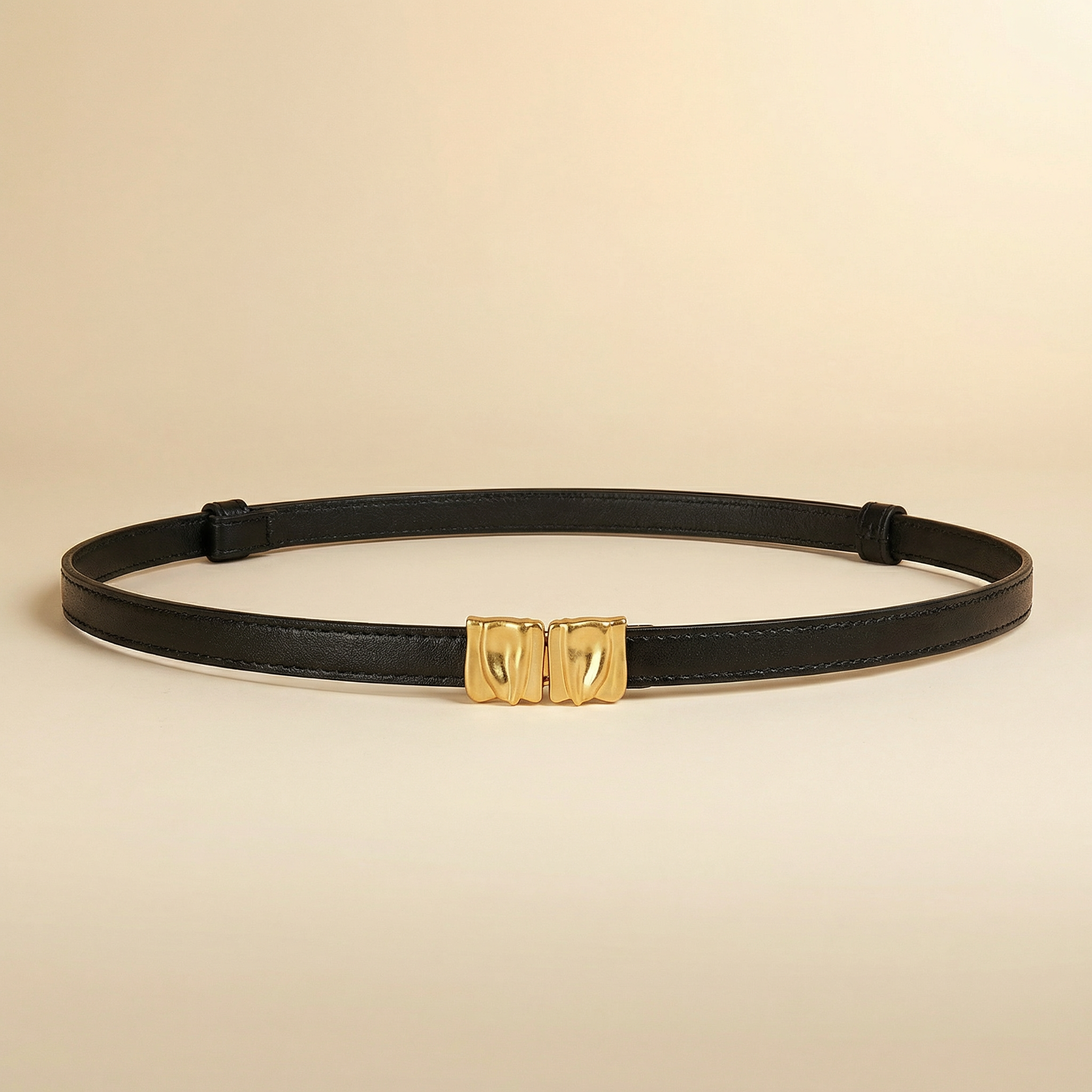 Damen schmaler Ledergürtel - IvyBraid
