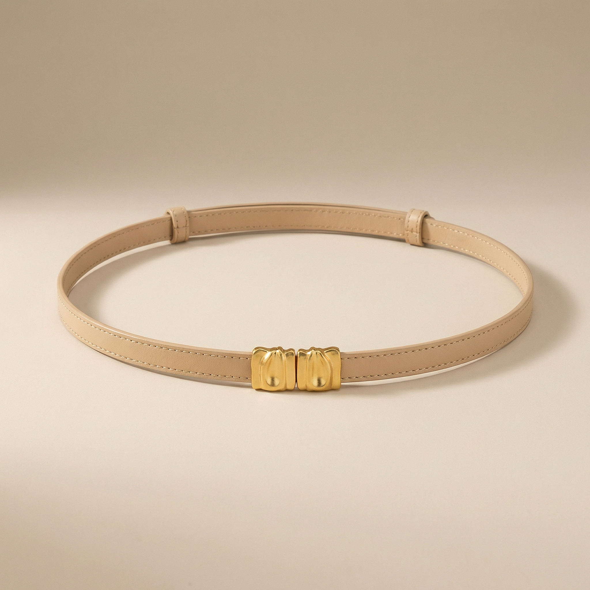 Damen schmaler Ledergürtel - IvyBraid