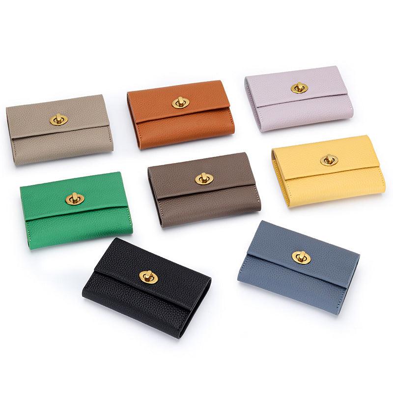 Women’s Small Leather Wallet-Chic Vibrant Design-Ladies’ Gift