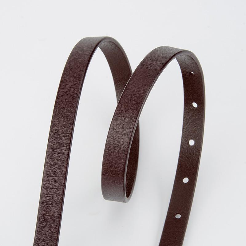Women's Western Belt - Slim Strap with Western Buckle