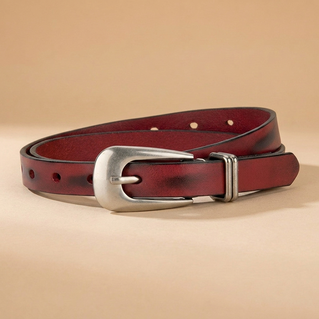 Women's Western Belt - Vintage Wash Full-Grain Leather
