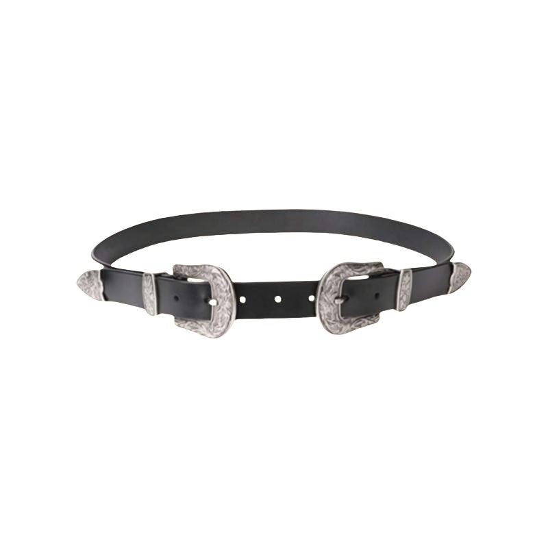 Women’s Western Leather Belt for Dresses-Vintage Inspired Accessory